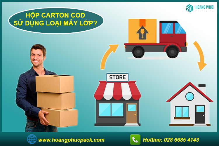 Hộp carton cod sử dụng loại giấy mấy lớp?