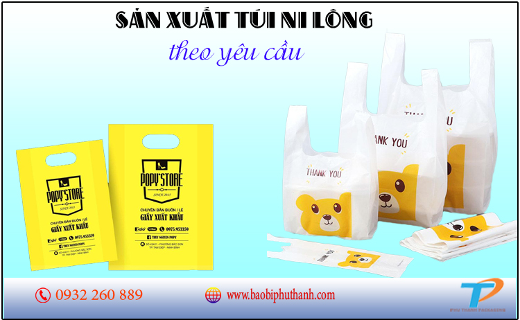 Sản xuất túi ni lông theo yêu cầu